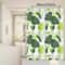 Fresh And Natural Style Turtle Leaf Bathroom Curtain Green Bathroom Space Blocks Privacy And Aesthe 4