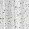 Eco Friendly Waterproof PEVA Shower Curtain Set Black White Terrazzo Pattern Easy Clean Recycled 1