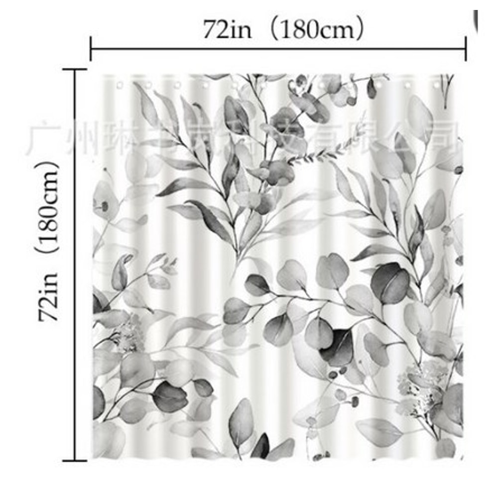 Double Layer Waterproof Shower Curtain With Large Ring Hooks And Snapin Liner For Bathroom Decor 5