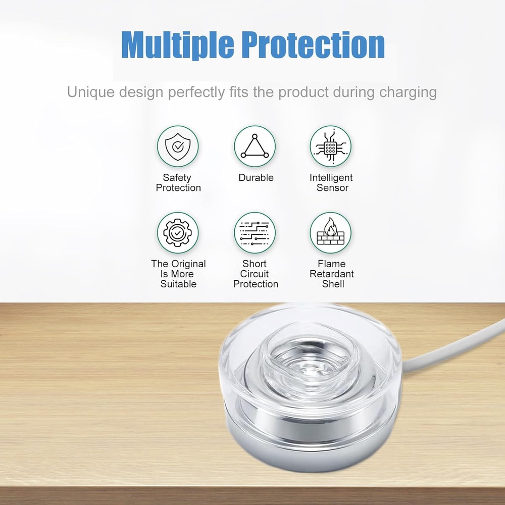 Electric Toothbrush Replacement Charger Base, Portable and Compatible with Sonic Inductive Charging Base