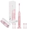 Super Sonic Whitening Toothbrush For Adults Kids Timer Smart IPX7 Waterproof Replaceable Heads Set 4