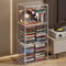 Transparent Bookshelf Storage Box Large Capacity Acrylic Display Cabinet Dustproof CD Album Magazin 1