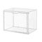 Transparent Bookshelf Storage Box Large Capacity Acrylic Display Cabinet Dustproof CD Album Magazin 5