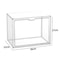 Transparent Bookshelf Storage Box Large Capacity Acrylic Display Cabinet Dustproof CD Album Magazin 7