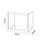 Transparent Bookshelf Storage Box Large Capacity Acrylic Display Cabinet Dustproof CD Album Magazin 6