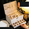 Large Capacity MultiLayer Jewelry Storage Box HighEnd Exquisite Necklace Earrings Gold Jewelry Box 8