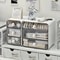 Desktop Drawer Box Desk Pen Holder Cosmetic Storage Shelf Hair Accessories Organizer For Home Schoo 2