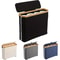 Storage Basket, Large Paper Holder with Lid, Storage Shelf for Rolls of Toilet Paper, Oxford Cloth Bamboo Storage Rack