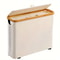 Storage Basket, Large Paper Holder with Lid, Storage Shelf for Rolls of Toilet Paper, Oxford Cloth Bamboo Storage Rack