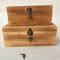 Large Pine Wood Box Rectangular Locking Storage Box Gift Box For Christmas Trees Wooden 4
