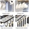 Under Cupboard Hanging Organizer Rack With Hook Paper Towel Rags Hanger Cutting Board Holder For Ki 4