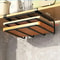 Under Cupboard Hanging Organizer Rack With Hook Paper Towel Rags Hanger Cutting Board Holder For Ki 7