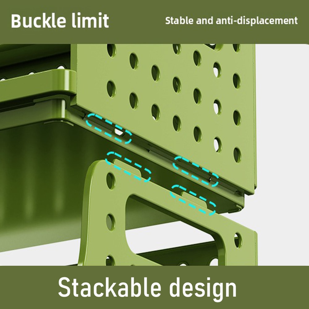 DIY Foldable Desktop Bookshelf Storage Box Pegboard Notebook Organizer Rack Office File Holder Desk