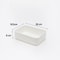 Solid Color Plastic Storage Box, Large Capacity Clothing, Toy Storage Box, Miscellaneous Desktop Organizer