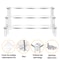 Layer Acrylic Display Stand, Transparent Storage Shelf for Cupcake Perfume Doll, Durable Display Rack, Trapezoidal Blind
