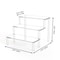 Layer Acrylic Display Stand, Transparent Storage Shelf for Cupcake Perfume Doll, Durable Display Rack, Trapezoidal Blind
