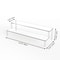 Layer Acrylic Display Stand, Transparent Storage Shelf for Cupcake Perfume Doll, Durable Display Rack, Trapezoidal Blind