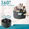 Rotating Makeup Brushes Holder Slot Organizer For Vanity Desktop Bathroom MultiFunctional Desk Stor 1