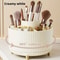 Rotating Makeup Brushes Holder Slot Organizer For Vanity Desktop Bathroom MultiFunctional Desk Stor 8