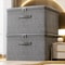 Clothes Storage Box With Zipper Large Capacity Folding Quilts Organizer Underwear Storage Bag For W 3