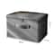 Clothes Storage Box With Zipper Large Capacity Folding Quilts Organizer Underwear Storage Bag For W 7