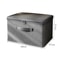 Clothes Storage Box With Zipper Large Capacity Folding Quilts Organizer Underwear Storage Bag For W 7