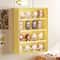 Wall Mounted Doll Blind Box Storage Rack Figurine Display Cabinet Dustproof Doll Display Organizer