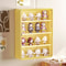 Wall Mounted Doll Blind Box Storage Rack Figurine Display Cabinet Dustproof Doll Display Organizer