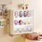 Wall Mounted Doll Blind Box Storage Rack Figurine Display Cabinet Dustproof Doll Display Organizer