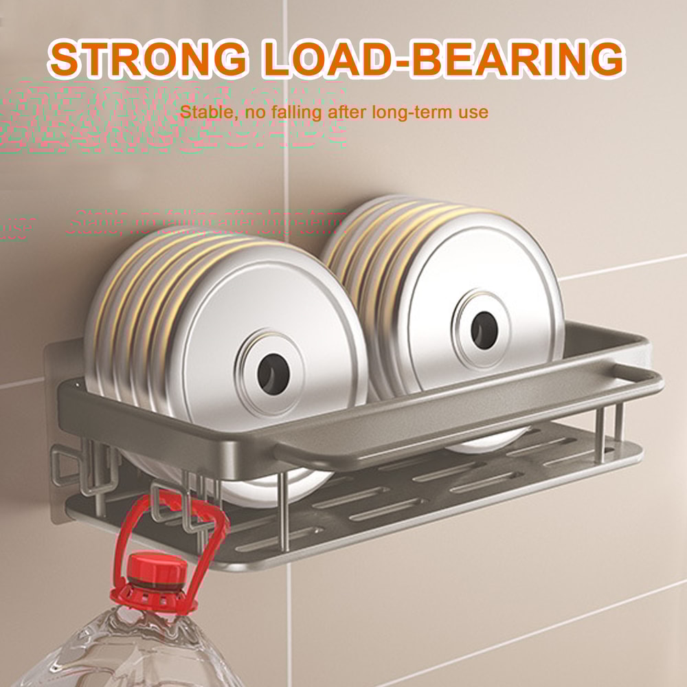 Kitchen Sink Drain Rack With Tray Aluminum Sink Shelf Soap Sponge Holder Dishcloth Towel Rack Filte 3