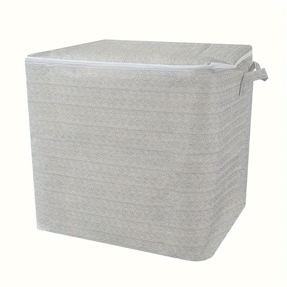 Extra Large Storage Box with Lid, Durable Space Saving Design for Clothes Bedding, Home Organization and Wardrobe Moving