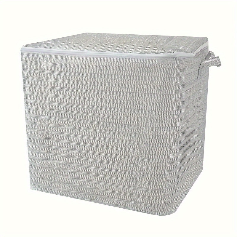Extra Large Storage Box with Lid, Durable Space Saving Design for Clothes Bedding, Home Organization and Wardrobe Moving