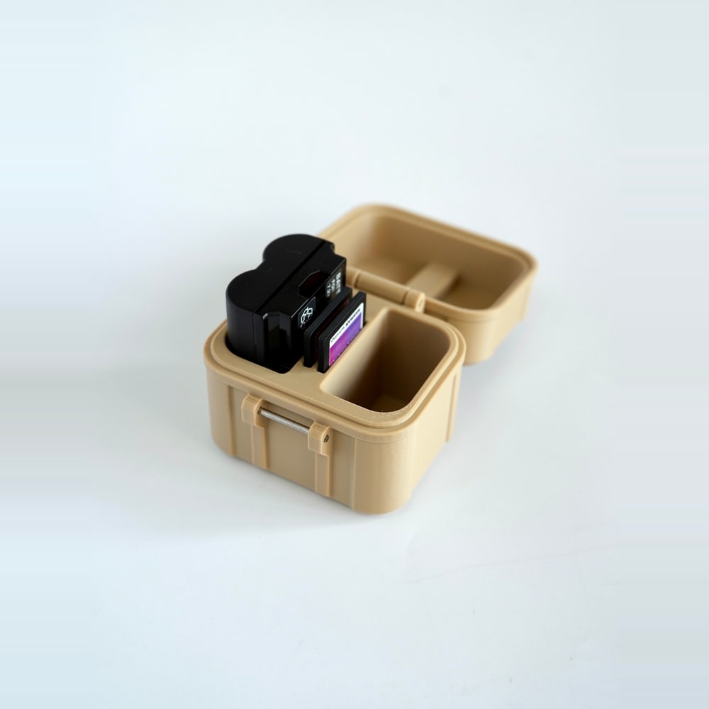 Battery Storage Case Shockproof Memory Card Holder All In One Portable Organizer For Camera 4