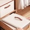 Large Household Storage Box Heavyduty Hard Shell Organizer Box For Clothes Toys Blankets Cotton Lin 2