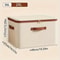 Large Household Storage Box Heavyduty Hard Shell Organizer Box For Clothes Toys Blankets Cotton Lin 7