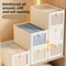 Large Foldable Canvas Storage Box With Clear Window Organize And Store Clothing SpaceSaving Home Cl 2