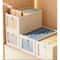 Large Foldable Canvas Storage Box With Clear Window Organize And Store Clothing SpaceSaving Home Cl 3