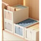 Large Foldable Canvas Storage Box With Clear Window Organize And Store Clothing SpaceSaving Home Cl 3
