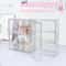 New Labubu Storage Box Transparent Acrylic Display Boxes Dustproof Doll Figure Organizer Blind Box 1