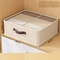 Wardrobe Clothes Storage Organizer Sweater TShirt Storage Box Foldable Drawer With Thickened Pants 8