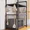 MultiLayer Kitchen Storage Rack Microwave Shelf Condiment Organizer Countertop Tidying Shelf Access