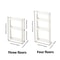 Behind The Door Storage Cabinet Bathroom And Kitchen Storage Rack Multilayer Narrow Cabinet Space S 5