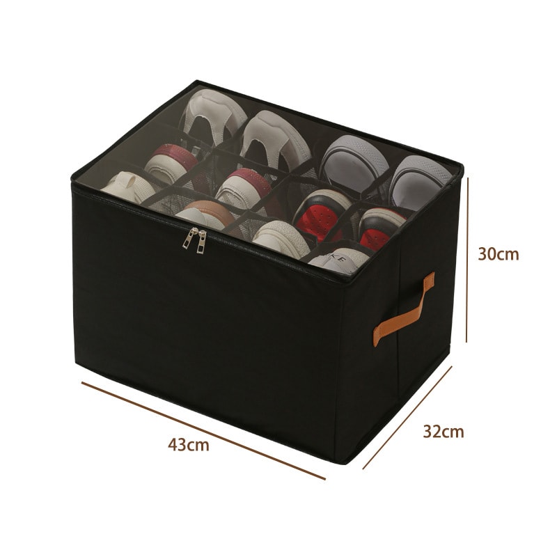 Multiple Lattices Shoes Storage Box, Foldable Separated Shoes Box, Large Capacity, Shoe Dispenser, Shoes Organizer