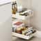 Kitchen Storage Rack Slide Rail Pullout Storage Box Nail Free Installation High Temperature Extende 3