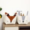 Cute Cartoon Animal DIY Storage Box Felt Fabric Foldable Storage Basket For Nursery Toys Organizers 1