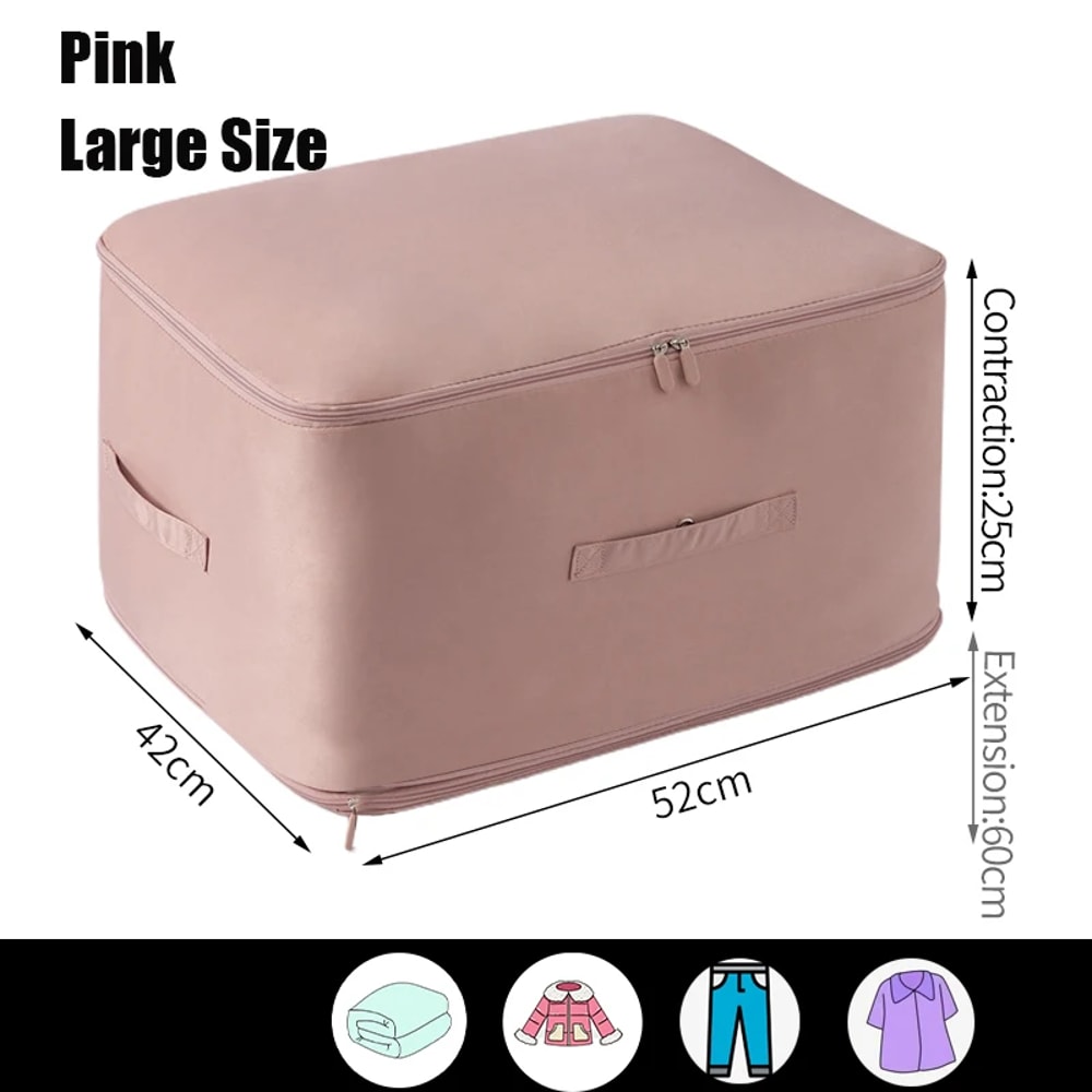 Large Capacity Compression Clothes Storage Bag Waterproof Cabinet Organizer Ultra Space Saving Quil 9