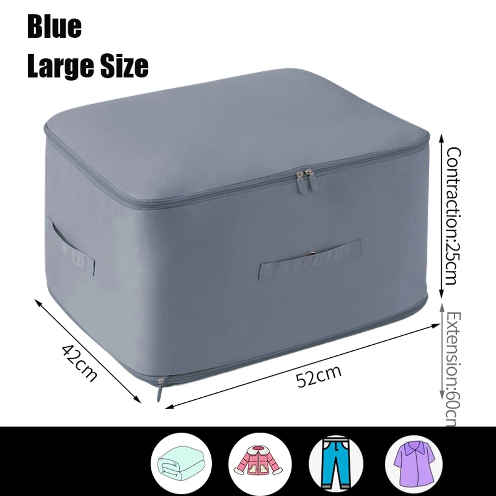 Large Capacity Compression Clothes Storage Bag Waterproof Cabinet Organizer Ultra Space Saving Quil 13