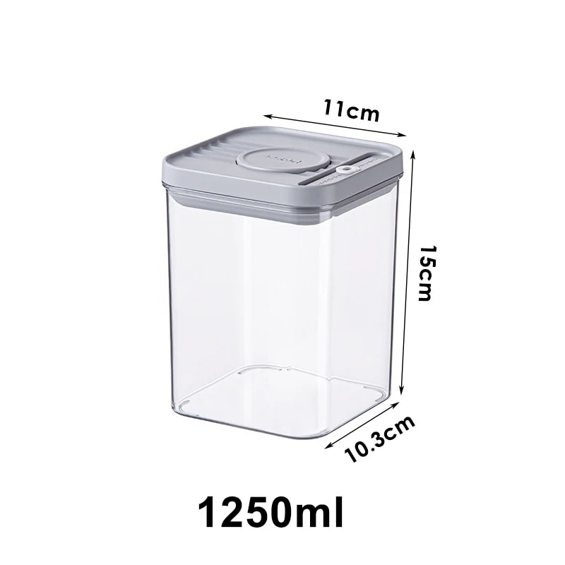 Airtight Pop Food Containers BPAFree Storage Stackable Pantry Storage Containers For Cereal Snack F 6
