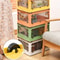 Foldable Storage Box Dormitory And Home Universal With Wheels Thick Stackable Plastic Storage Box F 1
