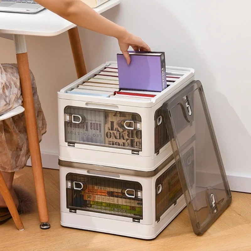 Foldable Storage Box Dormitory And Home Universal With Wheels Thick Stackable Plastic Storage Box F 2